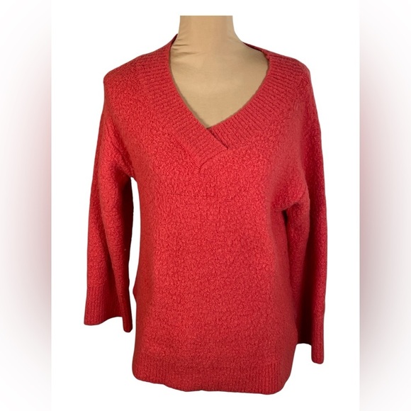 Anthropologie Merino/Alpaca Wool Boulce V Neck Sweater size Small - Picture 1 of 7